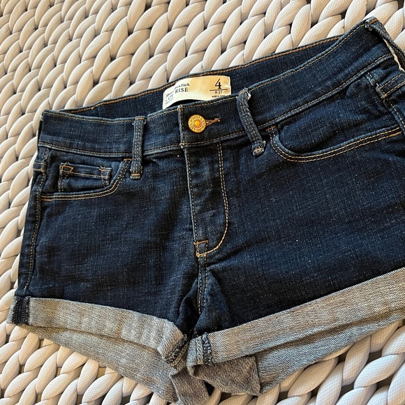 Low Waisted Abercrombie and Fitch Denim Shorts - Picture 1 of 3
